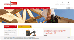 Desktop Screenshot of maxx-profi.pl